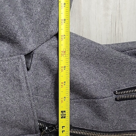 Guess grey and faux leather moto jacket - Picture 9 of 15